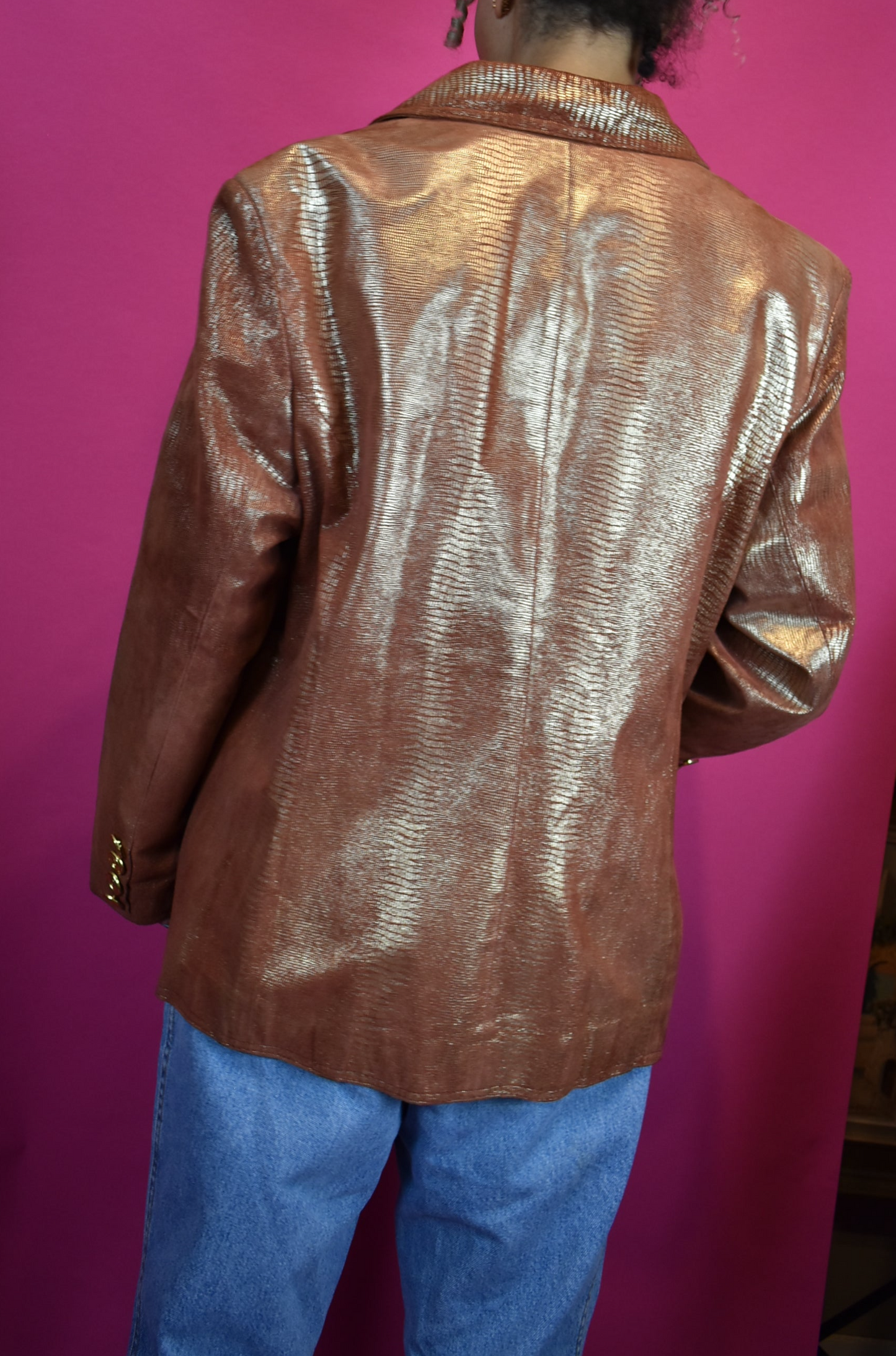 Vintage leren jacket