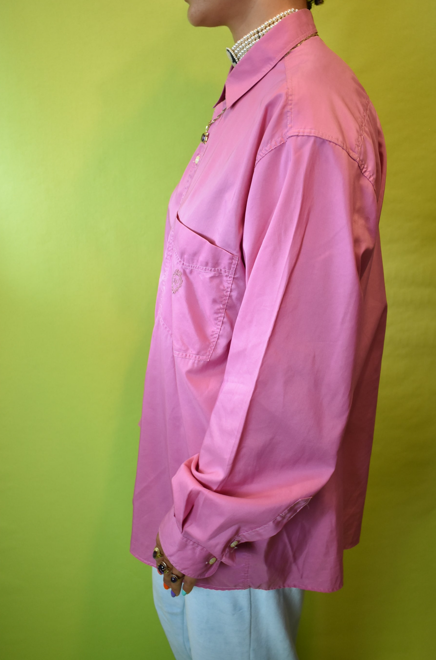 Roze blouse