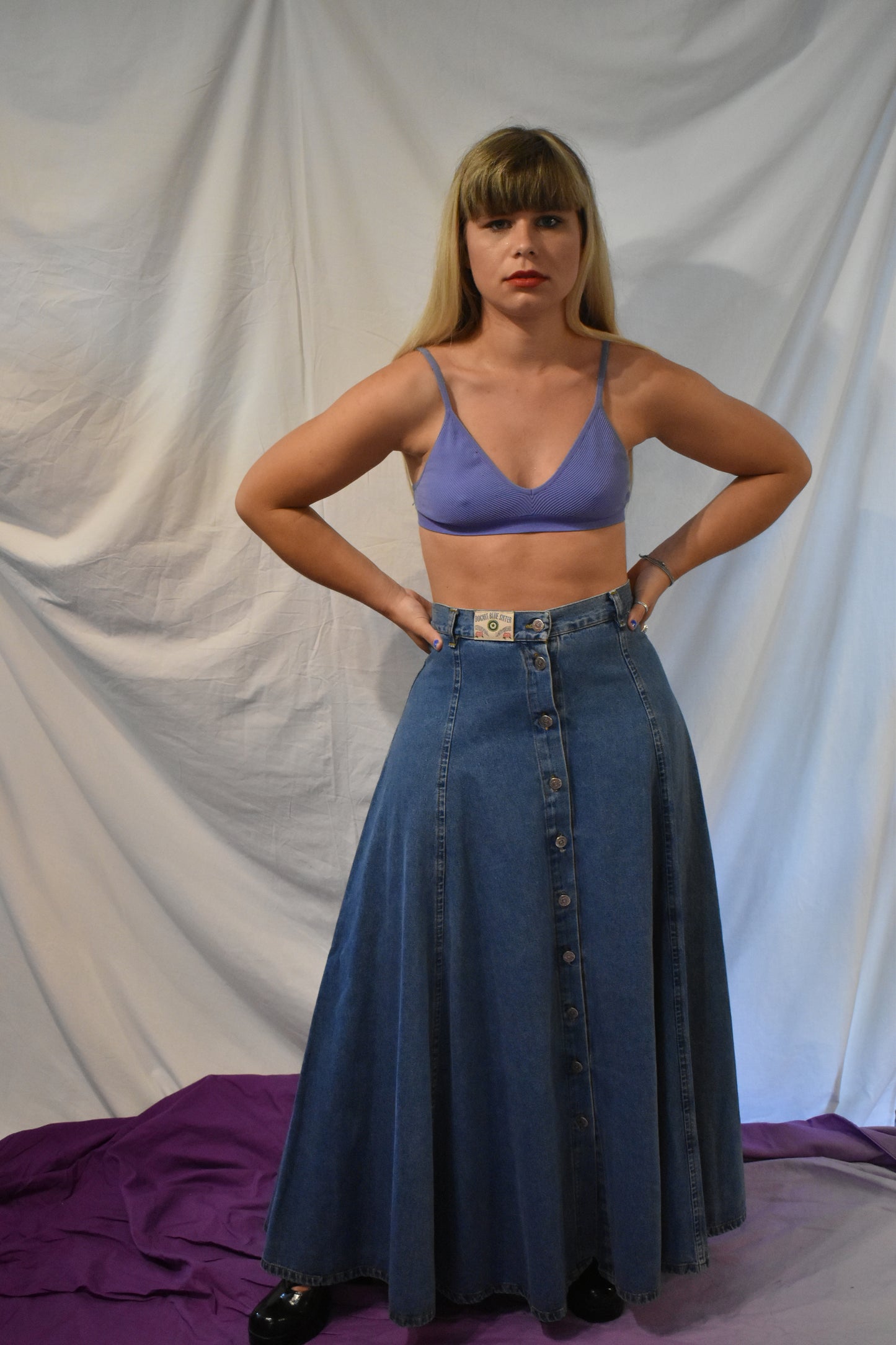 Vintage denim rok