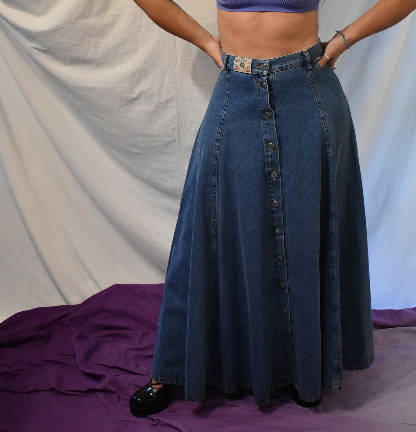 Vintage denim rok